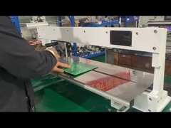Macchina di separazione per PCB con separazione pulita e priva di fratture con azionamento manuale