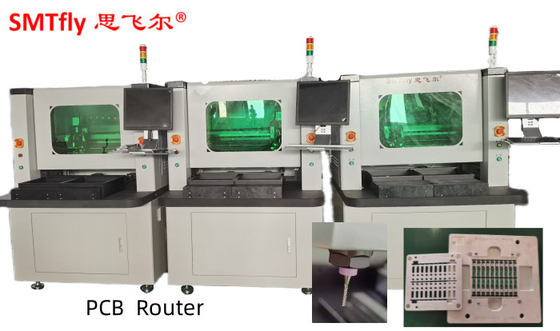 PWB doppio di CNC del router della stazione di lavoro di 4.2KW L450mm/macchina router del PWB Depaneling