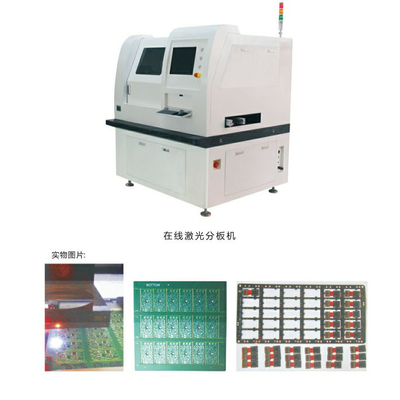Macchina di depaneling in linea del laser per PCB con lunghezza d'onda laser di 355 nm