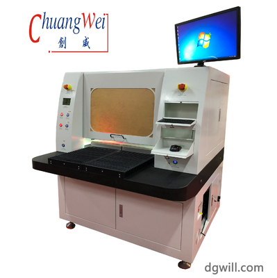 15W Laser PCB Depaneling Machine Dual Table Solid State UV Lasers Machine Offline