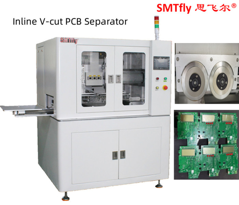 Macchina di separazione PCB a doppia direzione completamente automatica in linea 300 mm personalizzata
