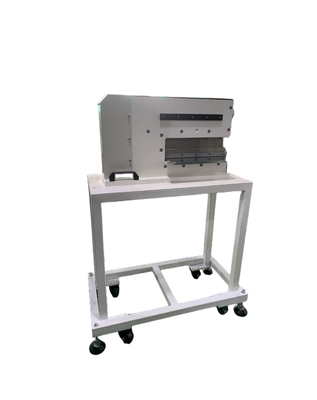 Pneumaticamente guidato PCB V Cutting Machine per la separazione di tavole fino a 2,5 mm di spessore