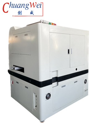 Riconoscimento fiduciario Laser PCB Depaneling Machine opzionale in acciaio inossidabile in linea