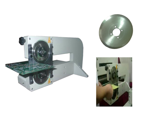 Macchina di separazione PCB a lame circolare motorizzata per assemblaggio SMT PCBA ad alta efficienza