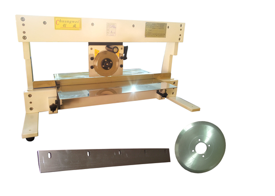 CWV-1M Macchina per la decodifica dei pannelli di PCB con lame lineari e lame circolari regolabili