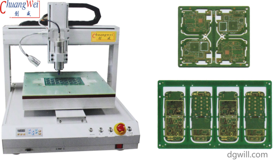 0.3-3.5mm spessore di taglio PCB su Vietnam PCB Router Machine con 10W di potenza