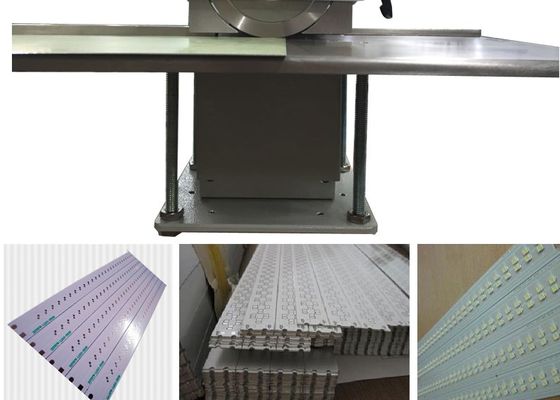 Piccola V-scanalatura semiautomatica che separa macchina con le lame rotonde taglienti