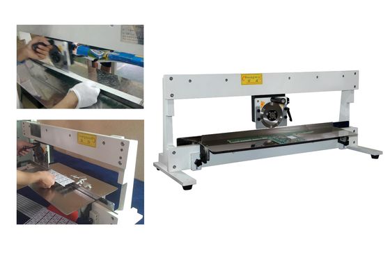 Separatore di PCB per elettronica mobile con lame lineari e circolari in acciaio