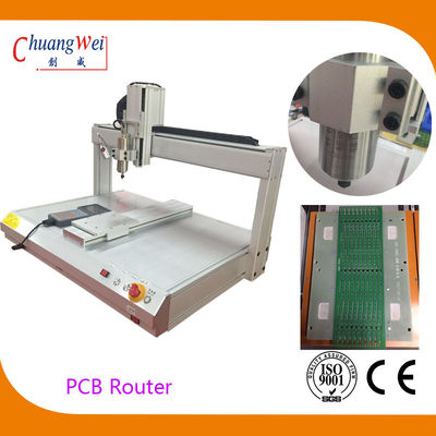 Macchina per il router PCB ad alta velocità per la depaneling dei PCB bianchi con velocità di taglio di 500 mm/s