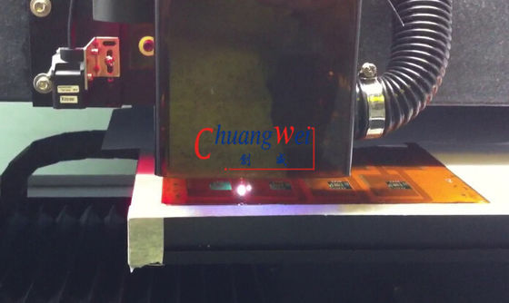 macchina del PWB Depaneling del laser di 18W Optowave 355nm senza sforzo