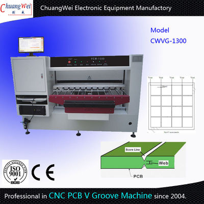3.0KW macchina del router del PWB Depaneling, contornitrice del PWB 5kg/Cm2
