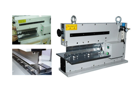 Macchina pneumatica per il taglio in V per la depannellazione del PCB con lama lineare motorizzata CWVC-2L